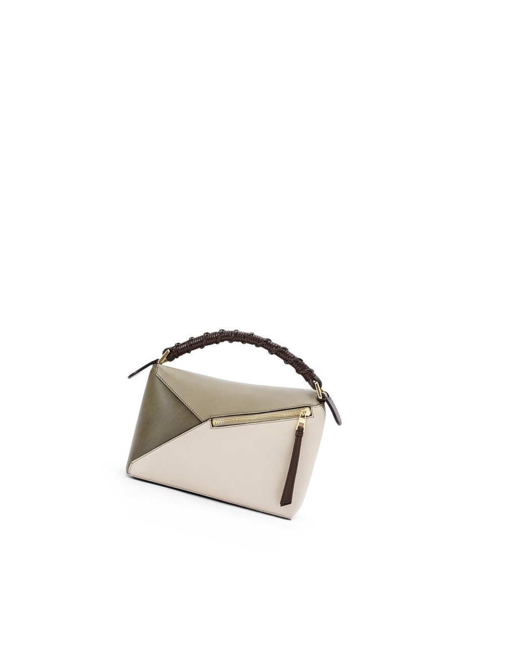 Loewe Small Puzzle Edge bag in nappa calfskin Verdes Azules | YRJLG-7630
