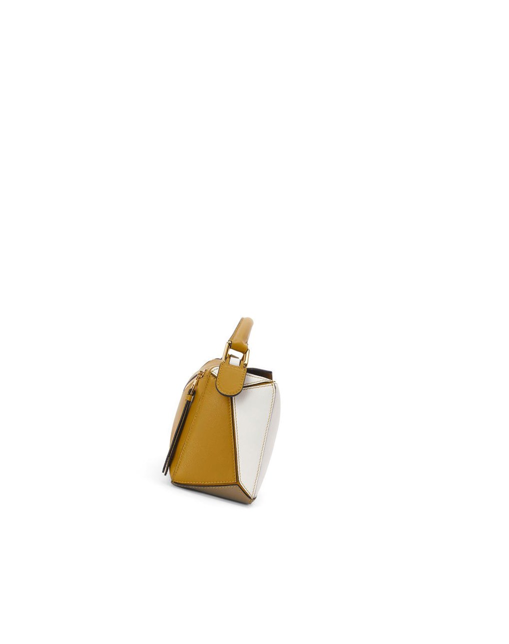 Loewe Small Puzzle bag in classic calfskin Blancos | EKGXJ-2574