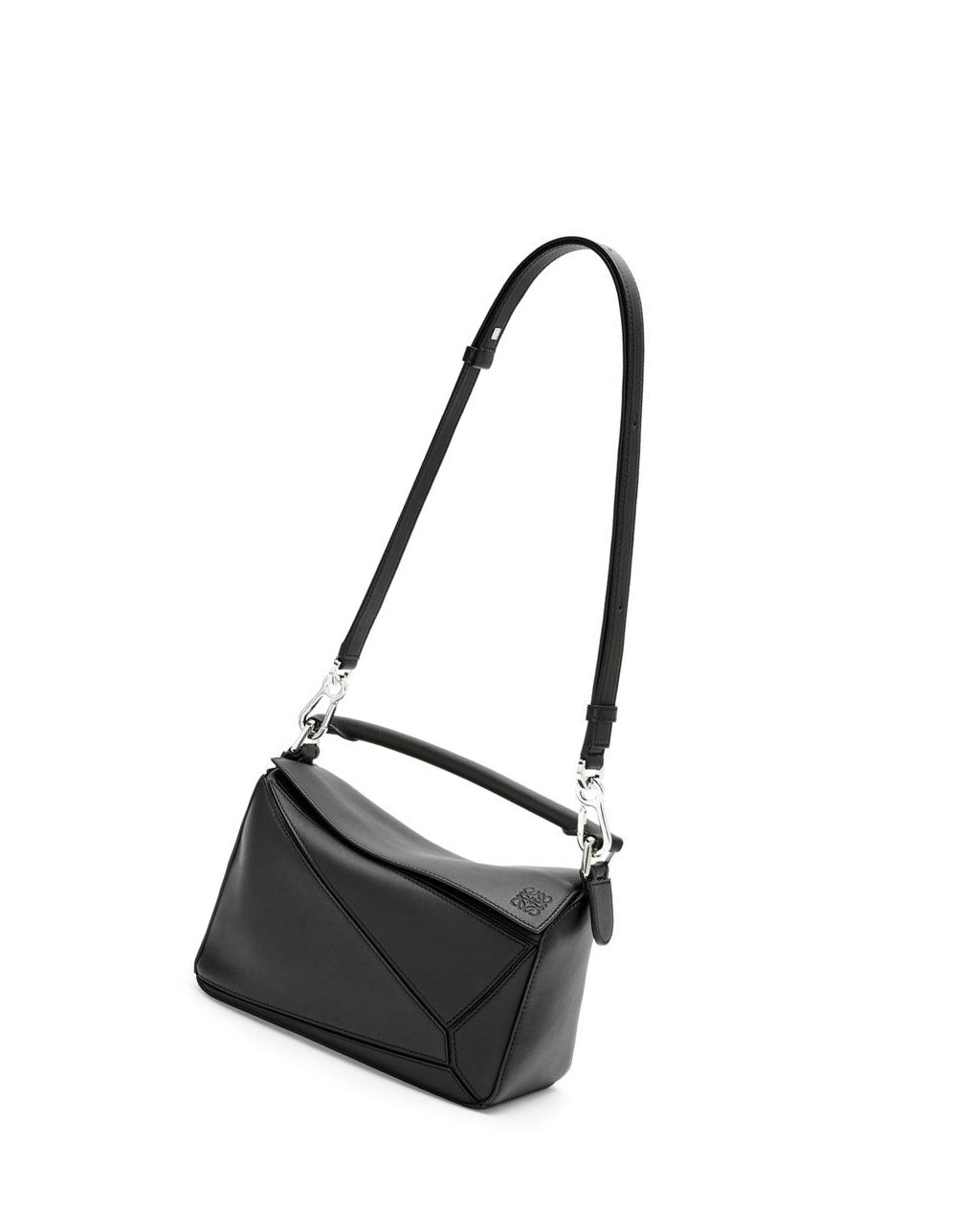 Loewe Small Puzzle bag in classic calfskin Negros | REZNJ-9461