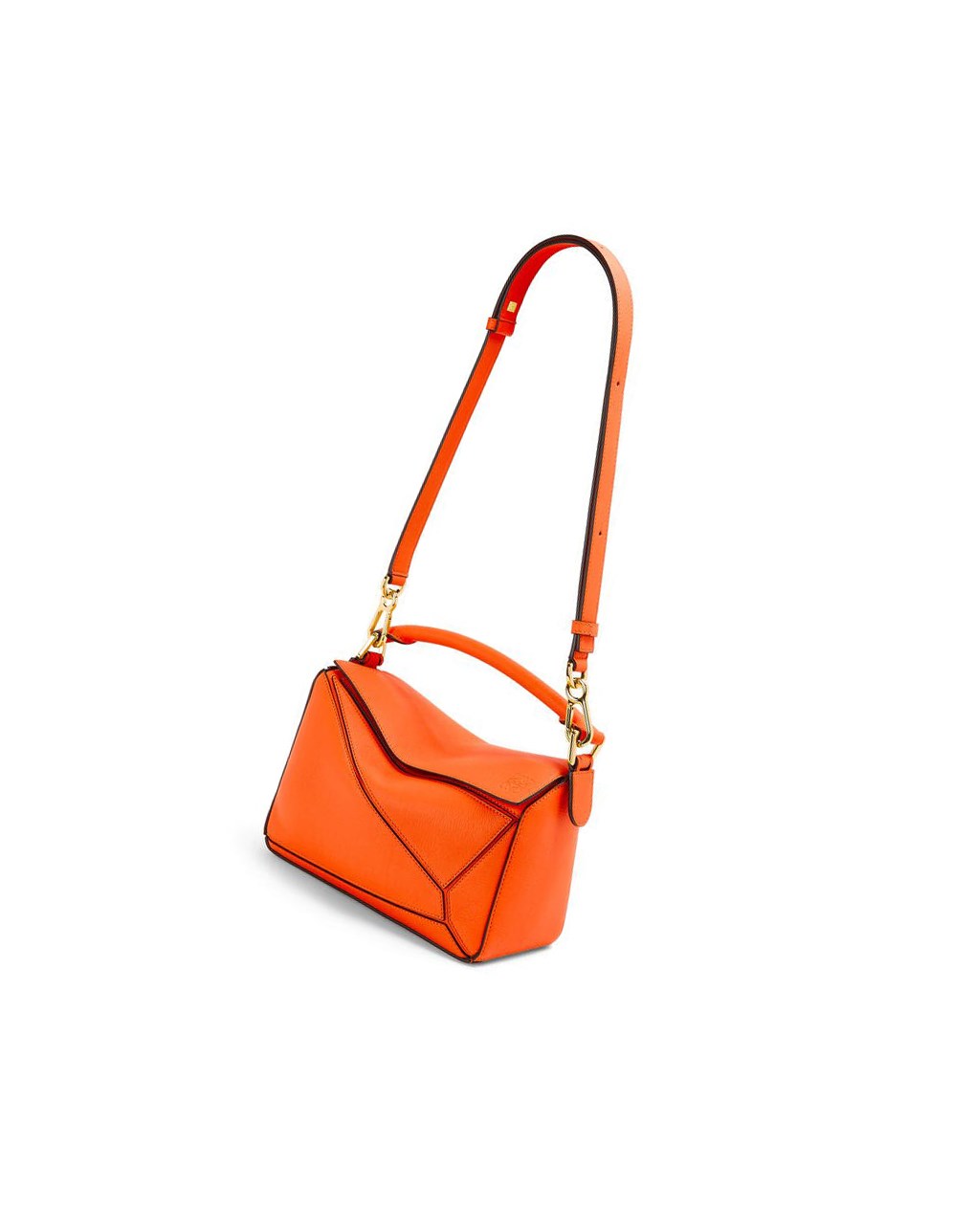Loewe Small Puzzle bag in classic calfskin Naranjas | SLPEA-3965