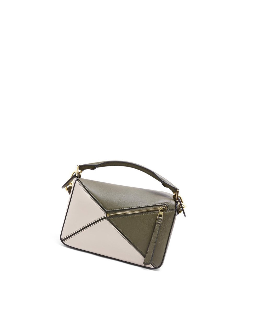 Loewe Small Puzzle bag in classic calfskin Verdes Azules | VATYK-9281