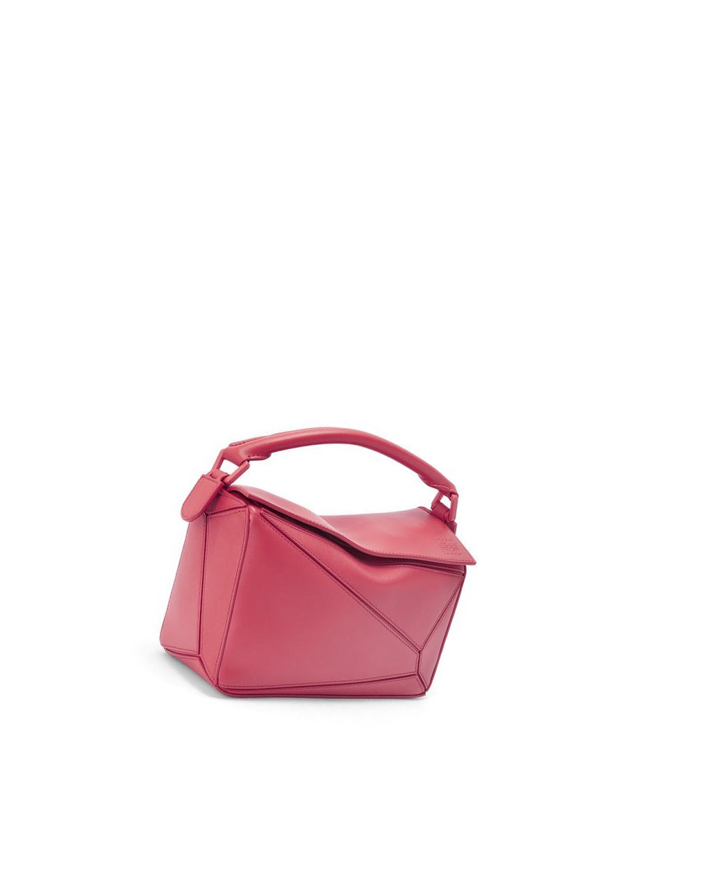 Loewe Small Puzzle bag in satin calfskin Plumrose | USFIG-6548