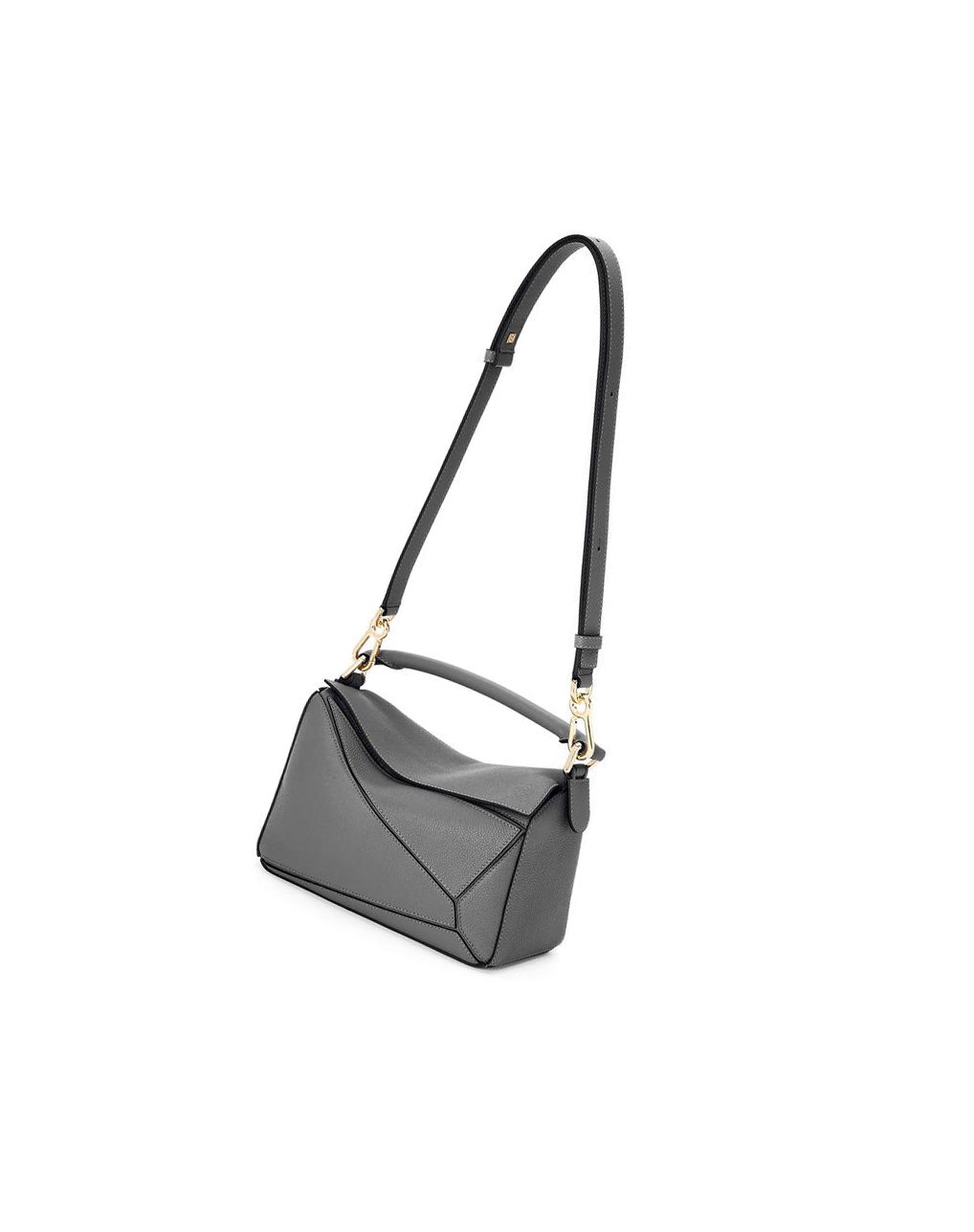 Loewe Small Puzzle bag in soft grained calfskin Grises | DYLOM-2198