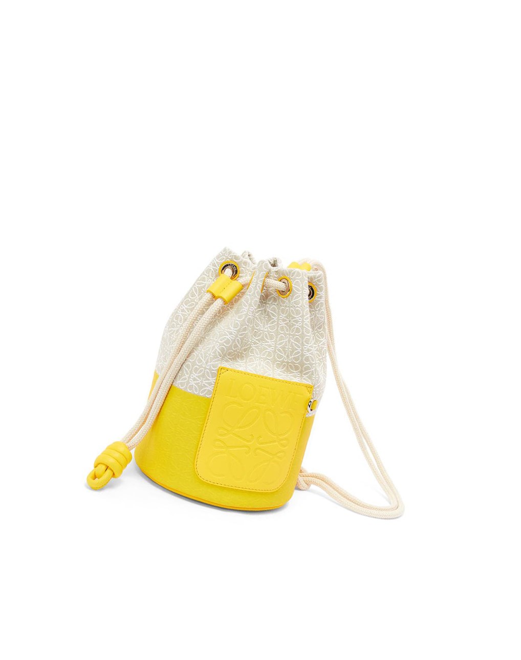 Loewe Small Sailor bag in coated jacquard and calfskin Azules | LDEUG-3085