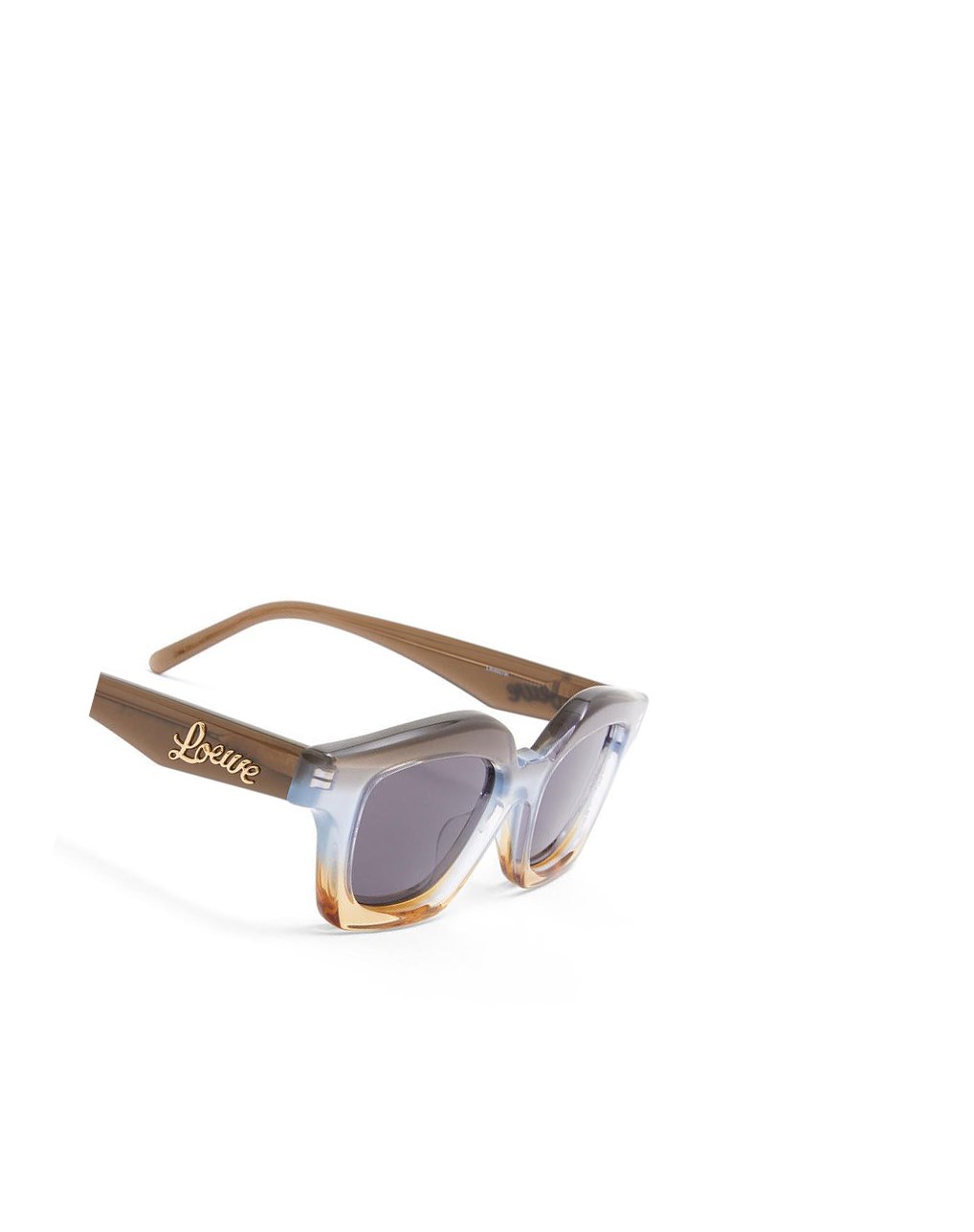 Loewe Small browline sunglasses in acetate Grises Azules | XKOLP-8615