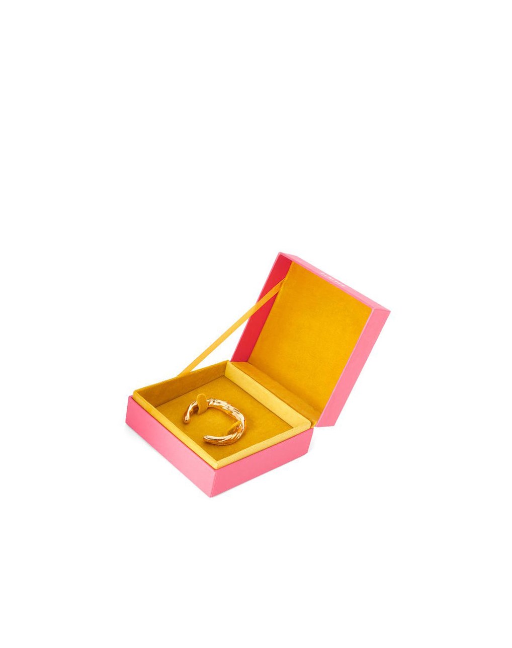 Loewe Small nappa twist cuff in sterling silver Dorados | OMEIN-8637