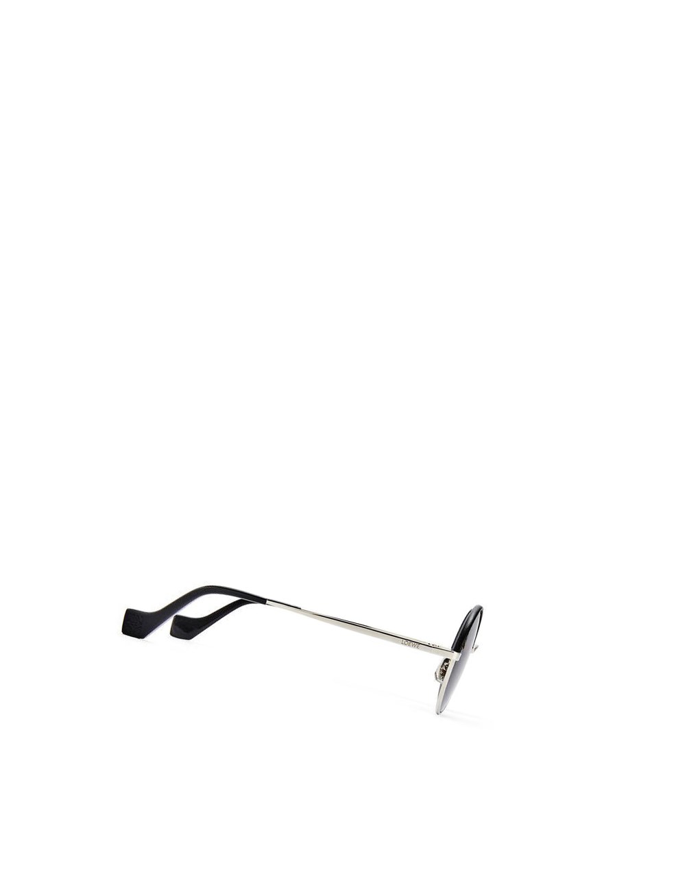 Loewe Small round sunglasses in metal Grises | WQYOP-5930