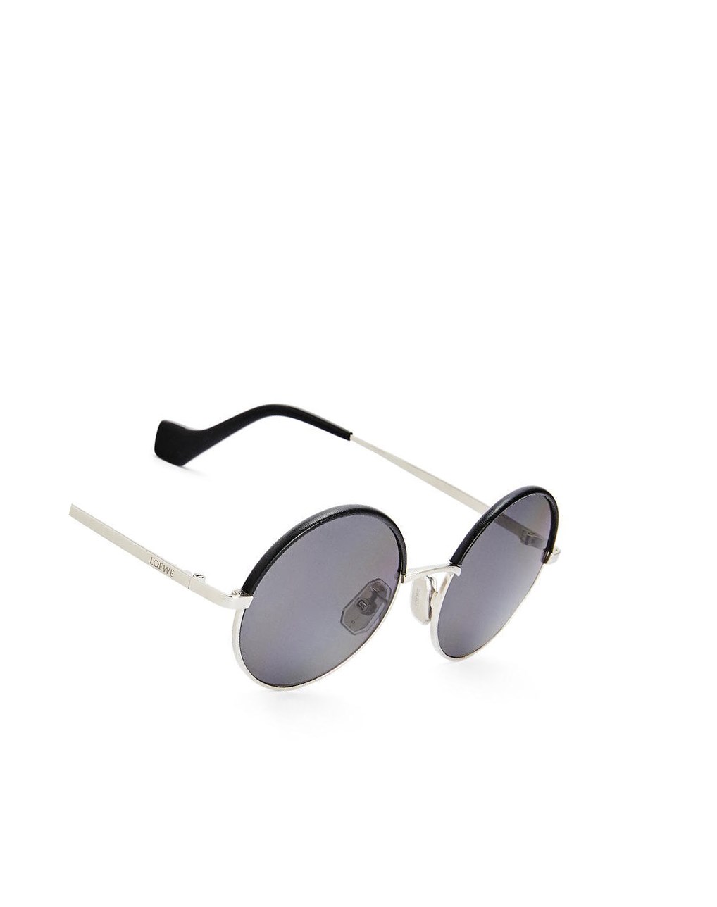 Loewe Small round sunglasses in metal Grises | WQYOP-5930