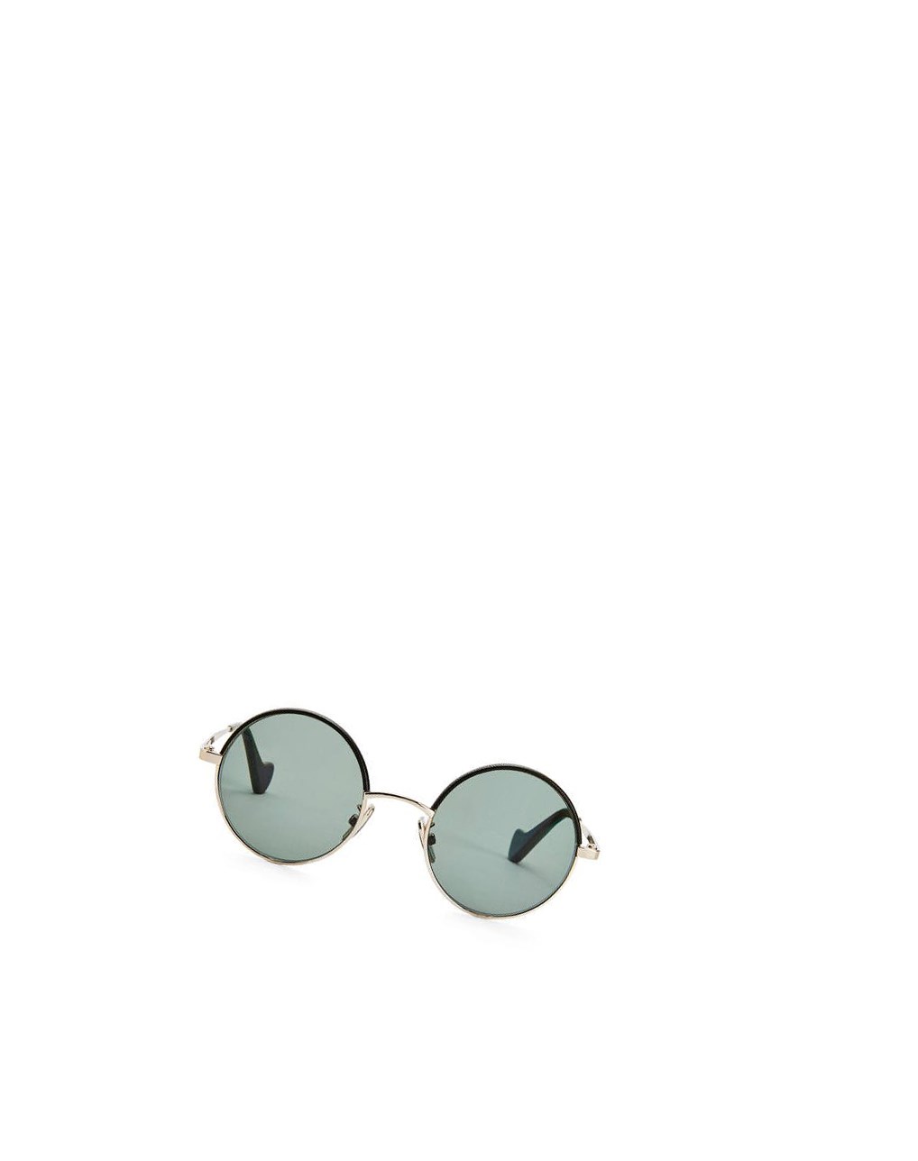 Loewe Small round sunglasses in metal Kaki Verdes | RVTKI-0861