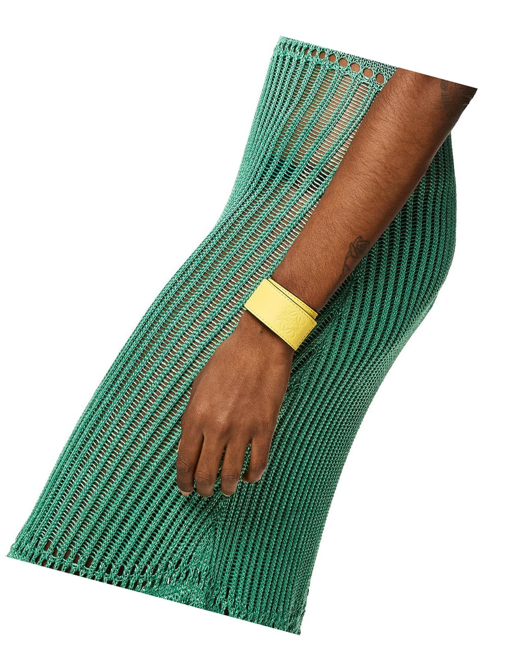 Loewe Small slap bracelet in calfskin Azules | CPEXR-3542