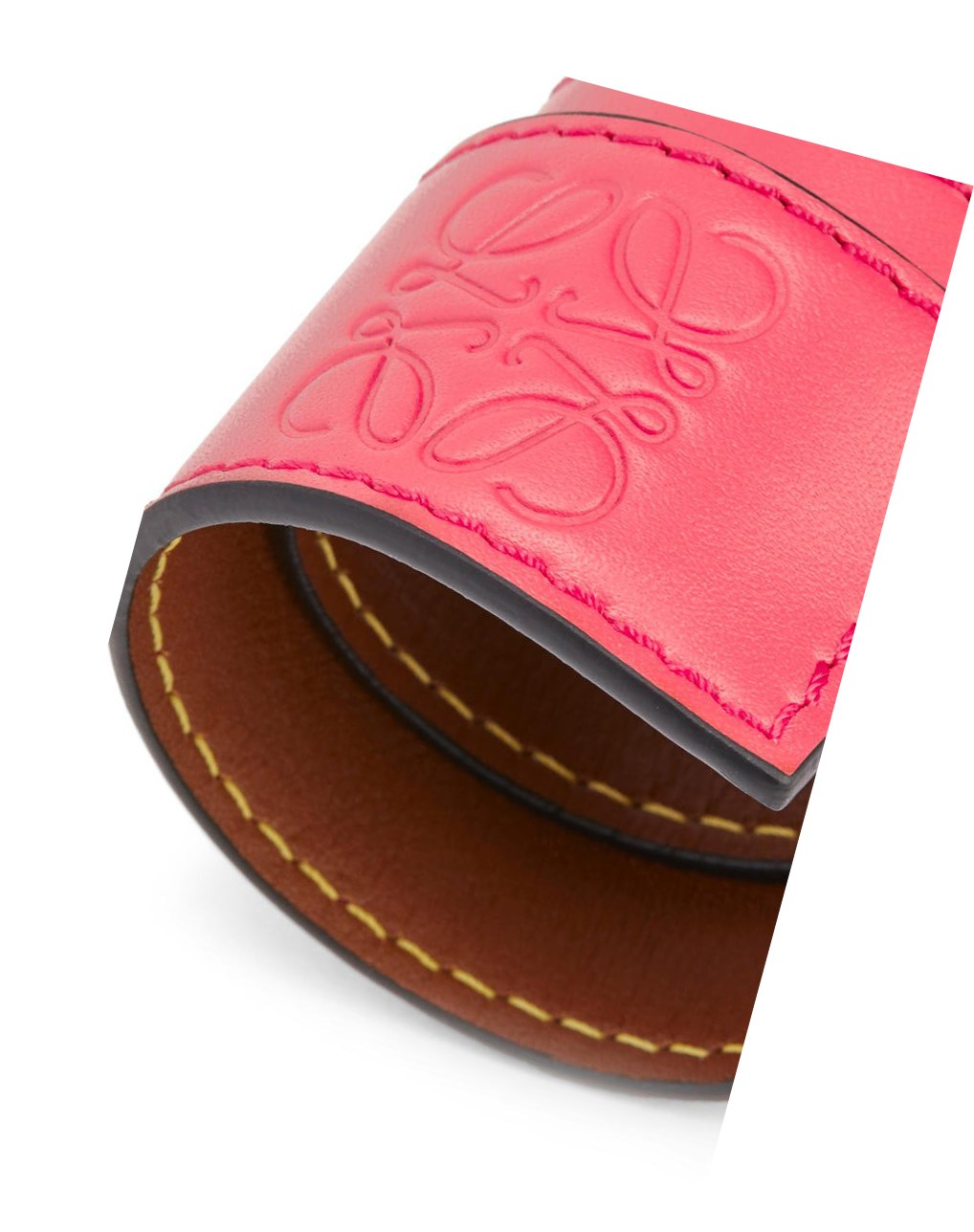 Loewe Small slap bracelet in calfskin Rosas | TEGZO-5296