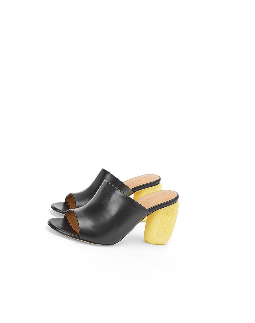 Loewe Soap mule in calfskin Negros Amarillos | TJMGI-4178