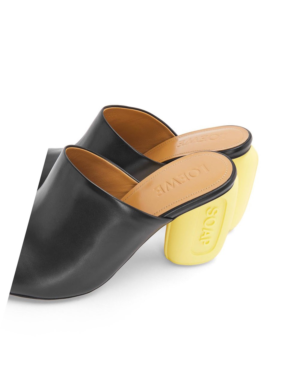 Loewe Soap mule in calfskin Negros Amarillos | TJMGI-4178