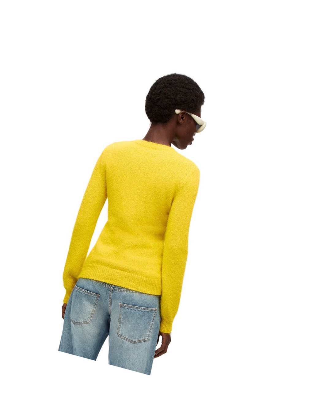 Loewe Sparkle sweater in viscose Amarillos | INLWC-7268
