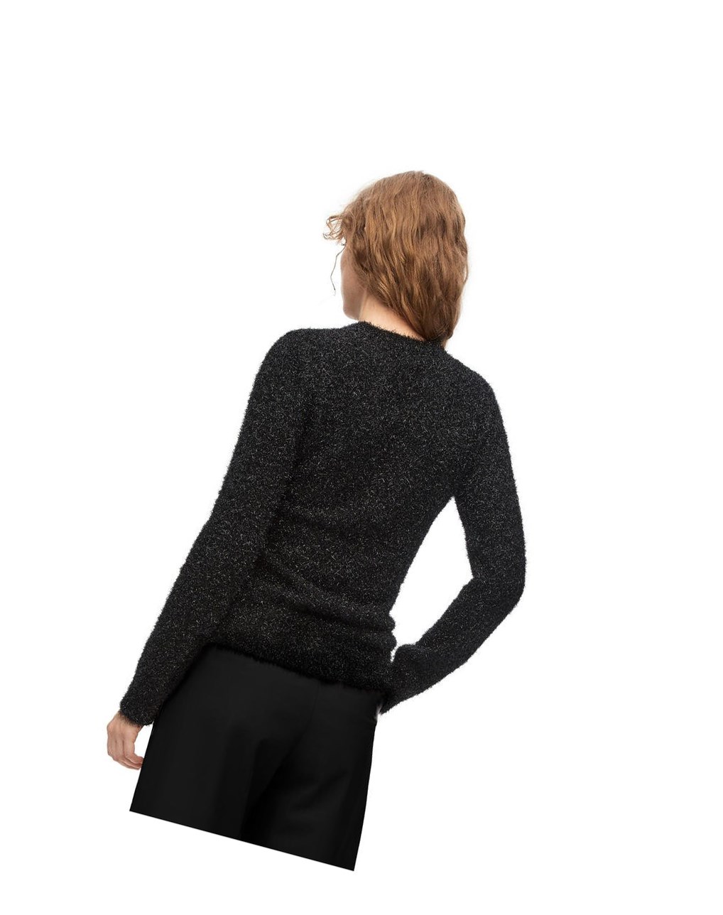 Loewe Sparkle sweater in viscose Negros | GXOIT-6932