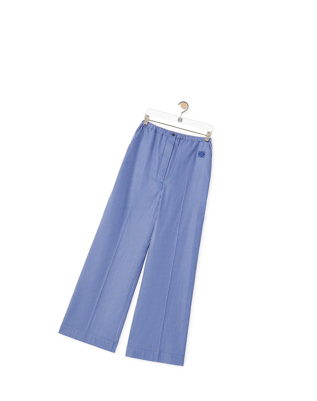 Loewe Striped pyjama trousers in cotton Azules Blancos | PWDTQ-4158