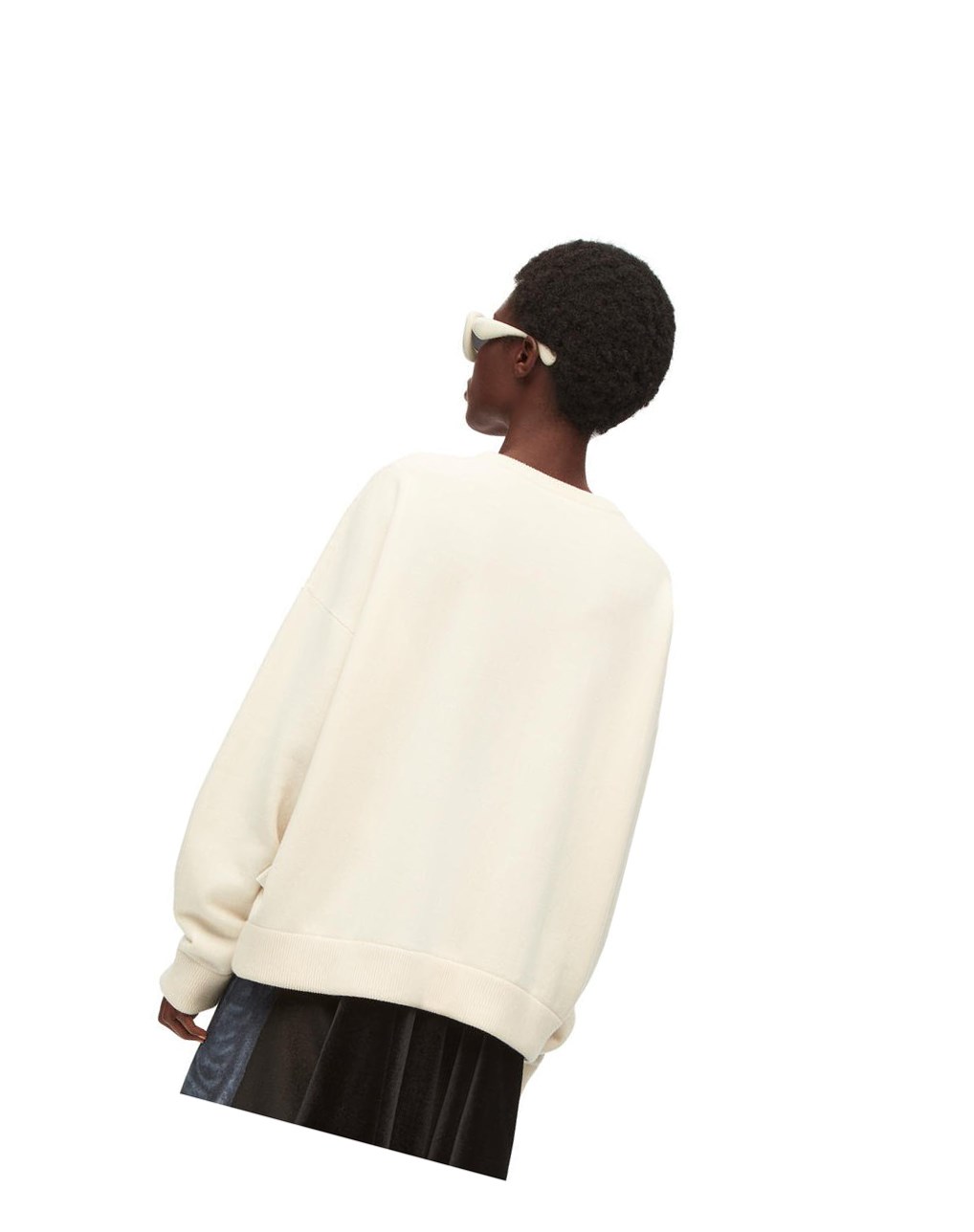 Loewe Sueter in cashmere Blancos | YWKHX-8250
