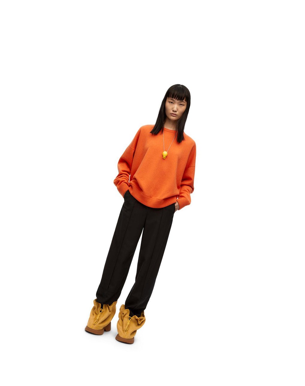 Loewe Sueter in cashmere Naranjas | KRSGB-9051