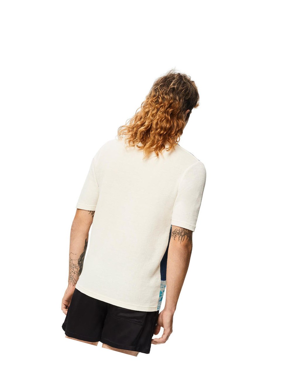 Loewe Surf print T-shirt in cotton Azul Marino Azules | ZVQIW-7826