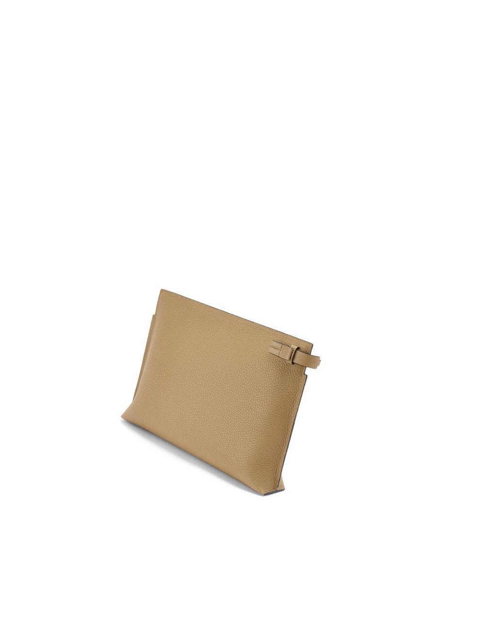 Loewe T Pouch in grained calfskin Azules | EBVOR-4697