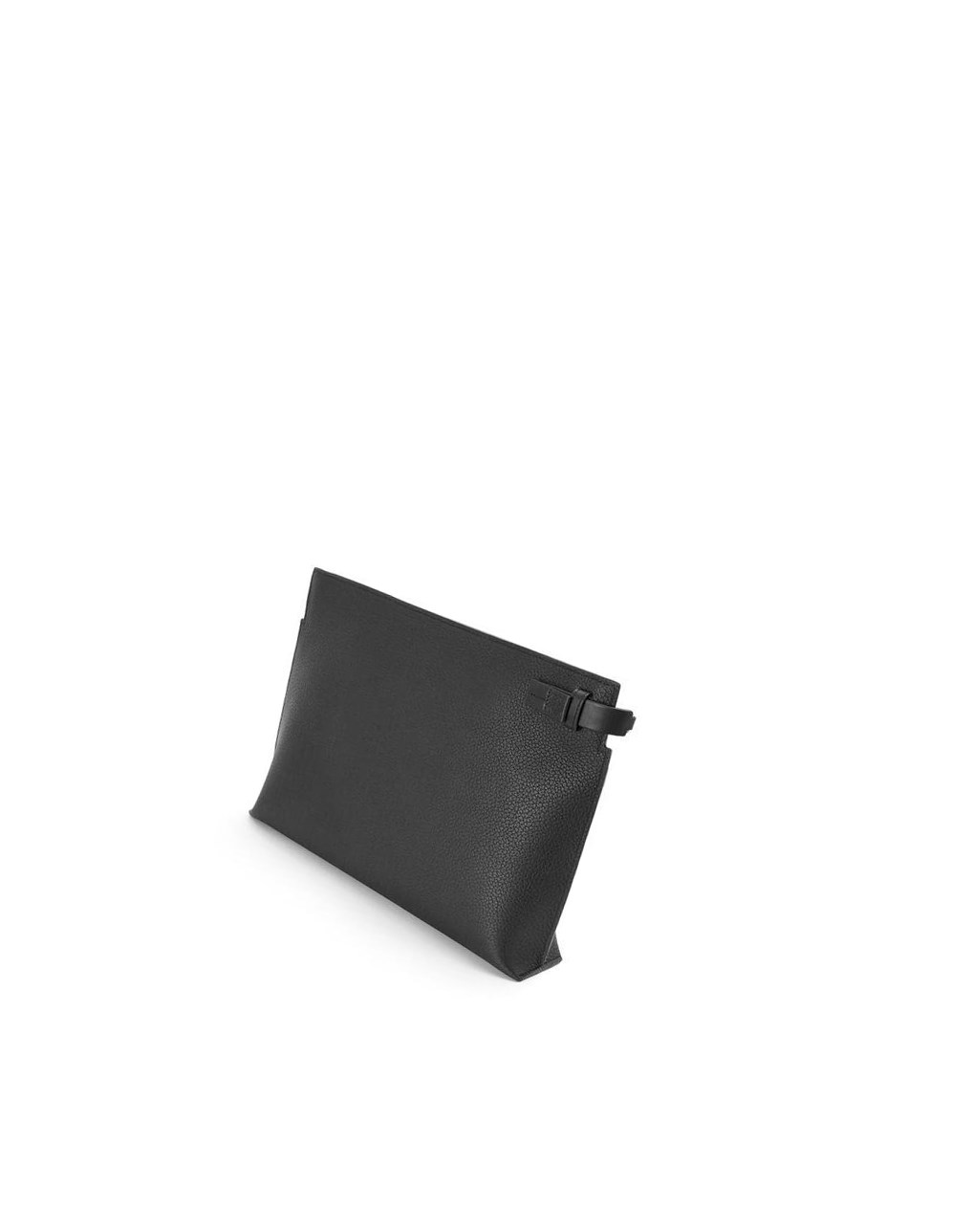 Loewe T Pouch in grained calfskin Negros | VXSRN-0794