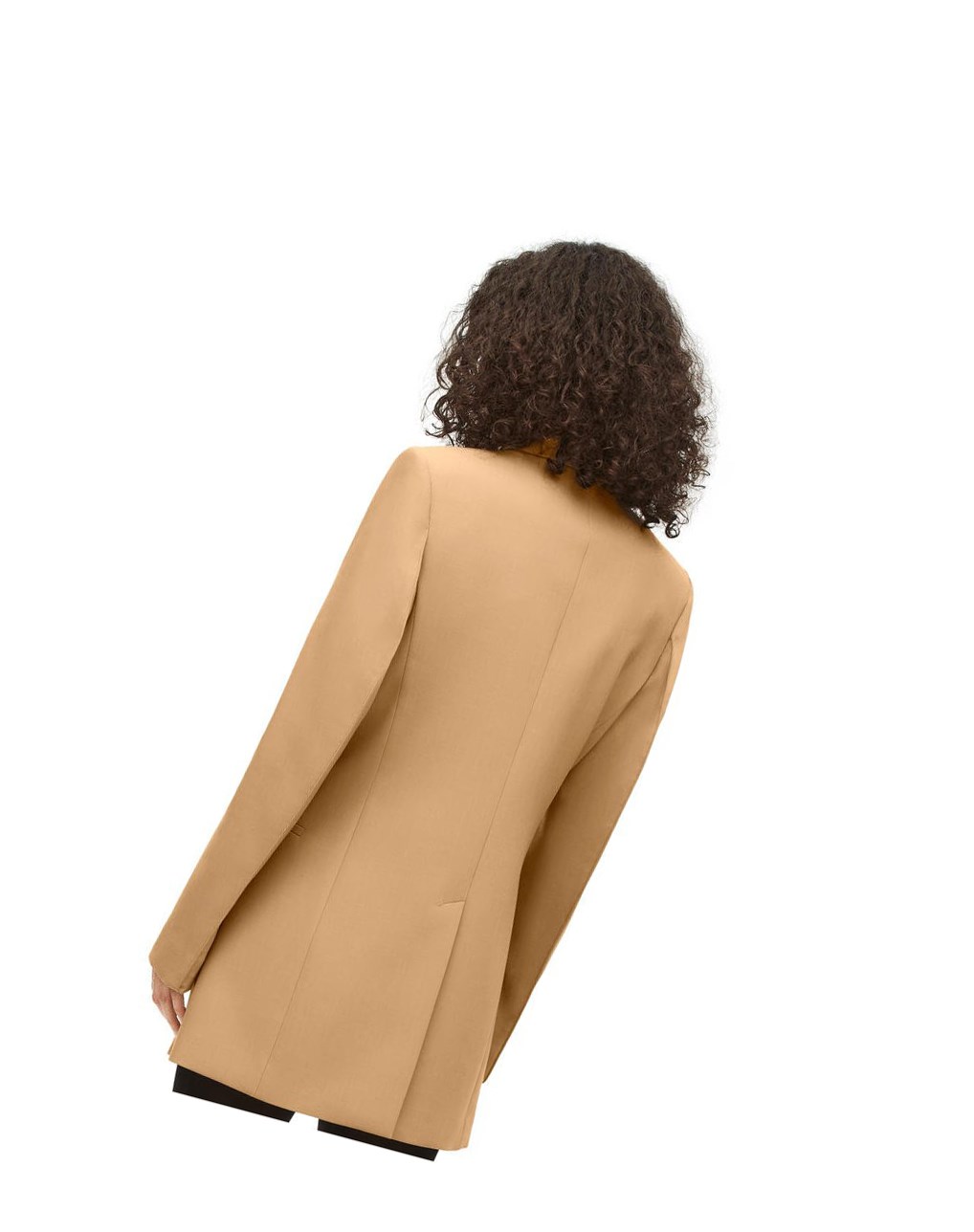 Loewe Tailored jacket in wool Beige | PAOKZ-7248