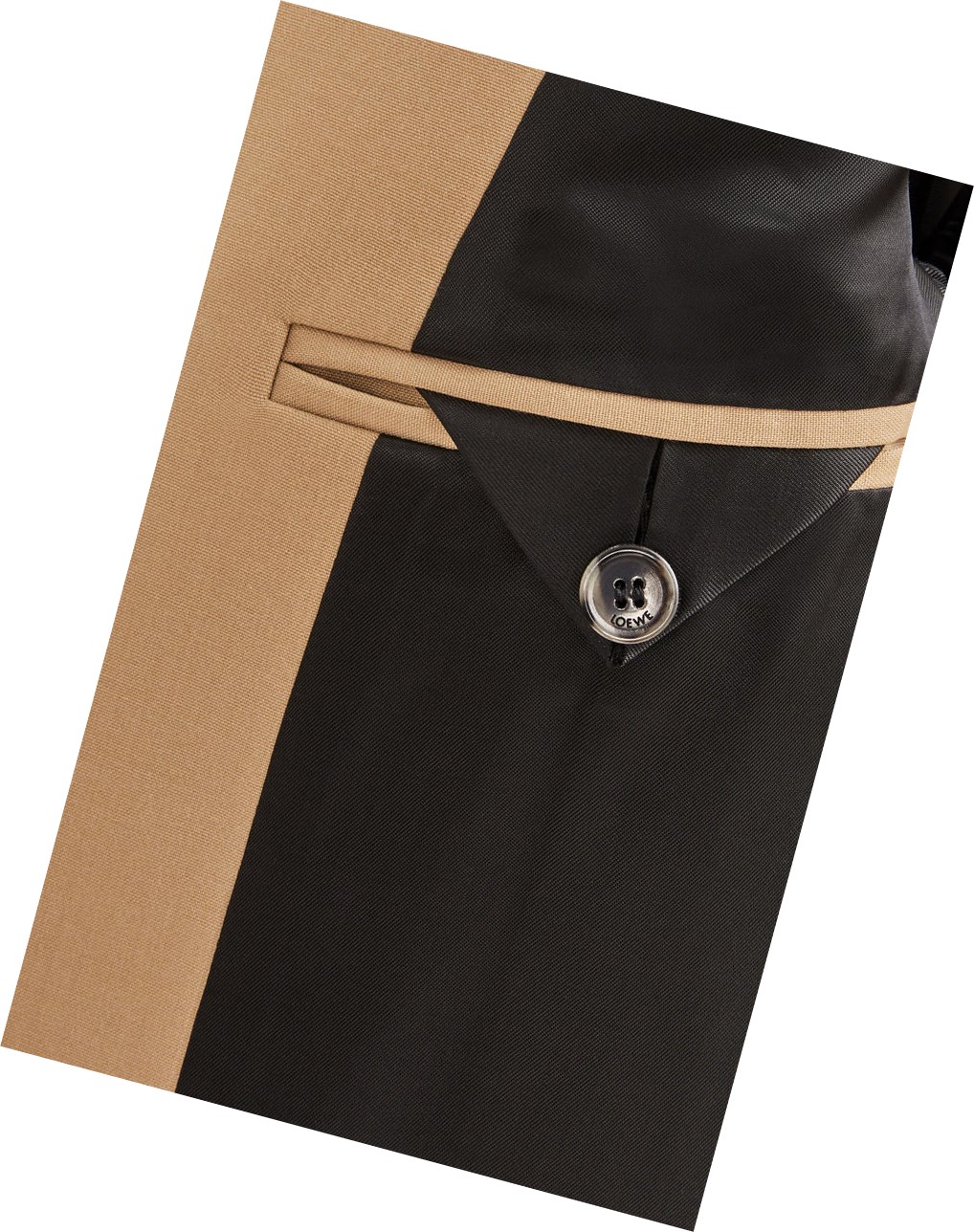 Loewe Tailored jacket in wool Beige | RDKGQ-2367