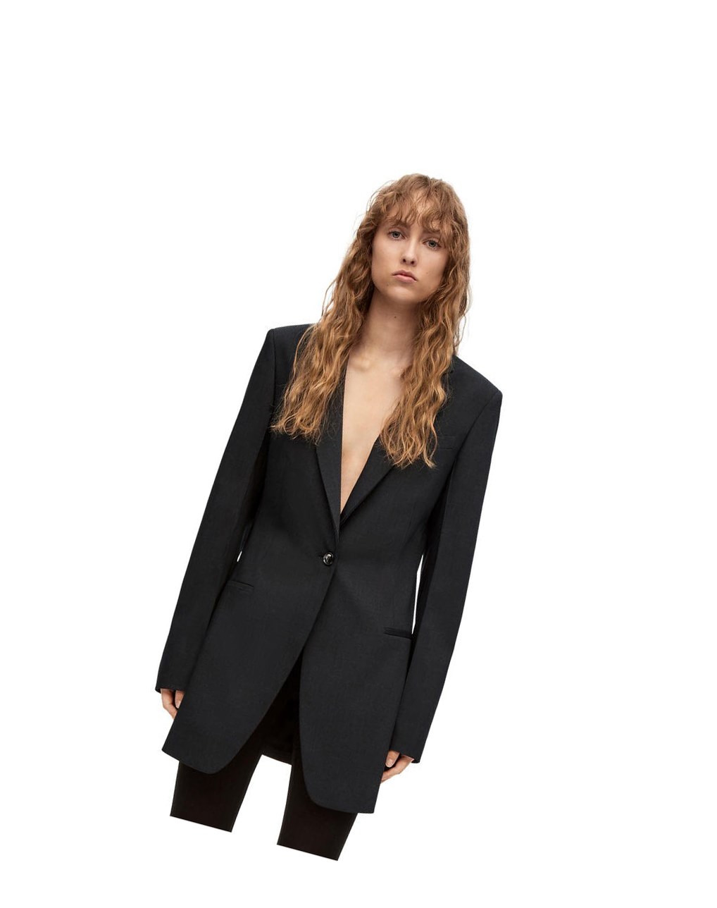 Loewe Tailored jacket in wool Grises | XVSND-5429