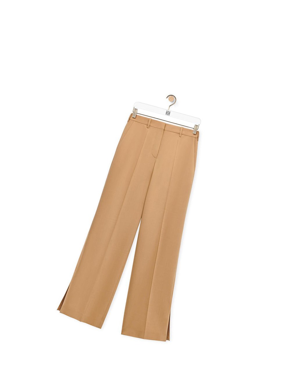 Loewe Tailored trousers in wool Beige | QHPMN-1689