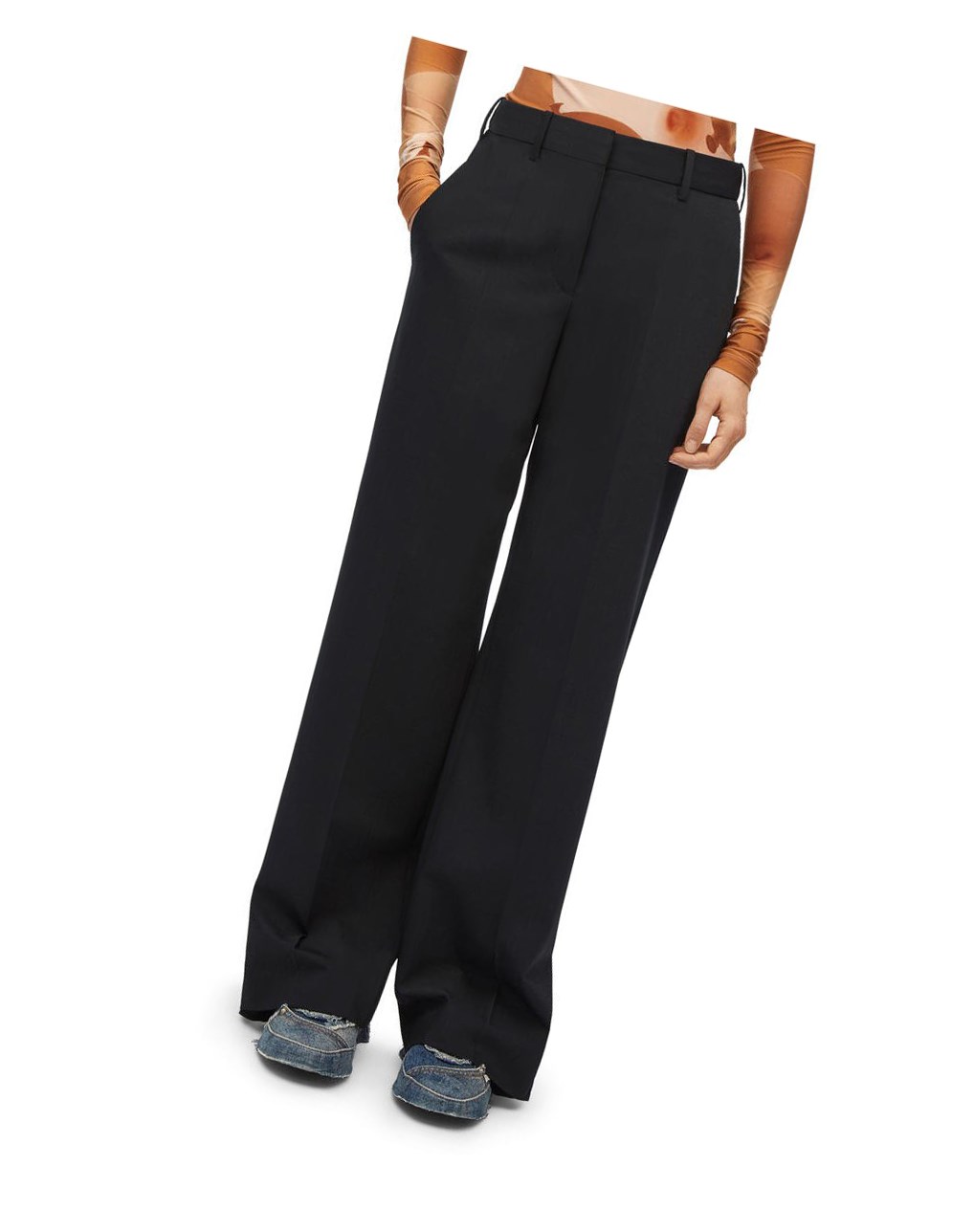 Loewe Tailored trousers in wool Negros | EAROZ-1260