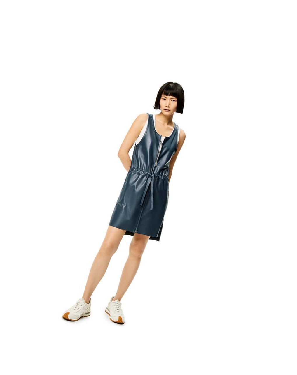 Loewe Tank dress in nappa Azules | WTBMJ-9746