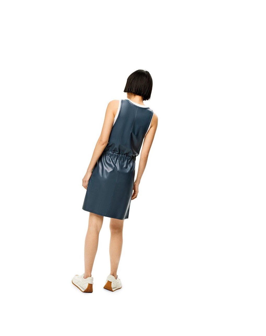 Loewe Tank dress in nappa Azules | WTBMJ-9746