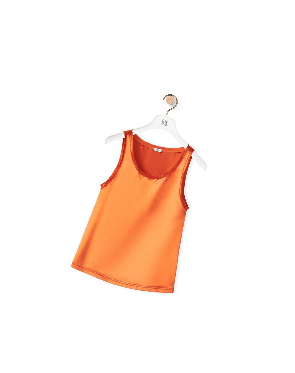 Loewe Tank top in satin Naranjas | HZAVJ-6583