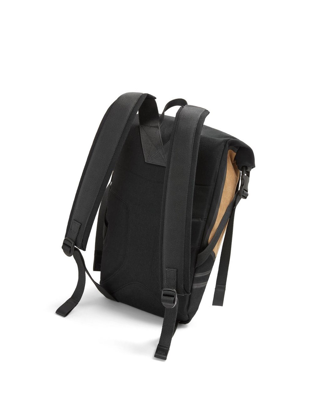 Loewe Technical backpack in recycled canvas and suede Negros Dorados Oscuro | TRZAV-2654