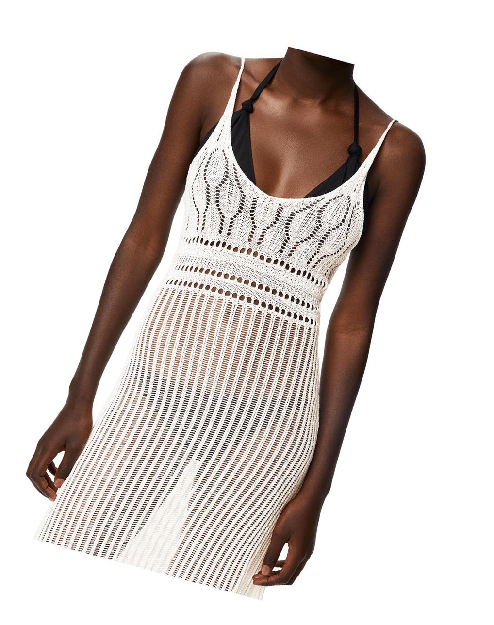 Loewe Tiras dress in viscose Off-white | XWMEY-2196