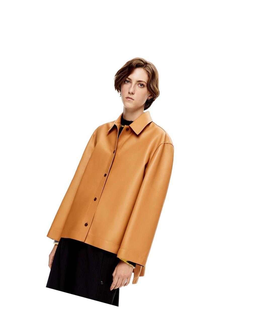 Loewe Tunic shirt in nappa Warm Desert | FPLSI-9143