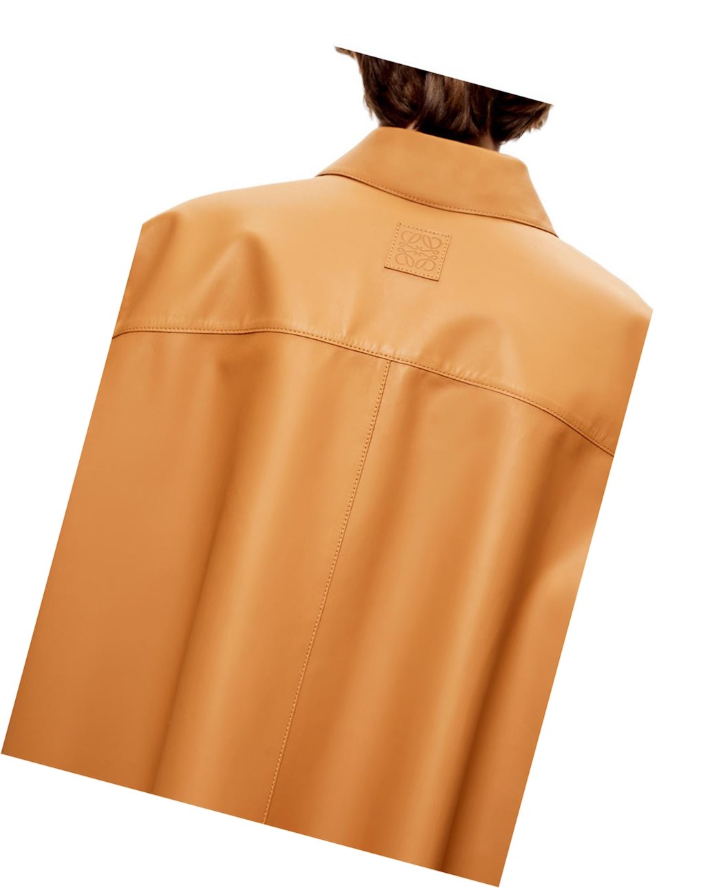 Loewe Tunic shirt in nappa Warm Desert | FPLSI-9143