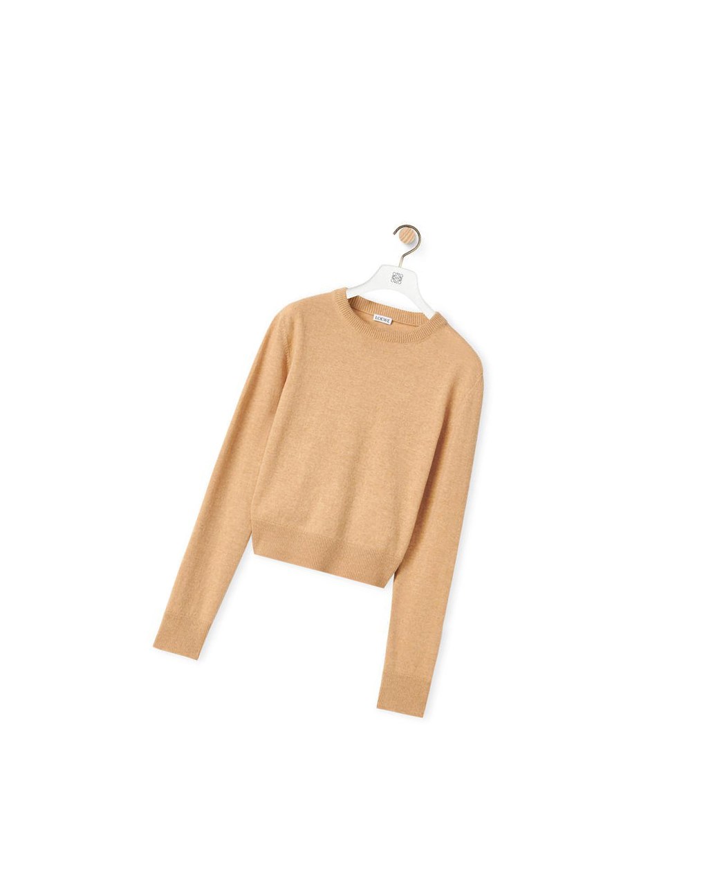 Loewe Twisted sweater in wool Camel | KBSHA-6851