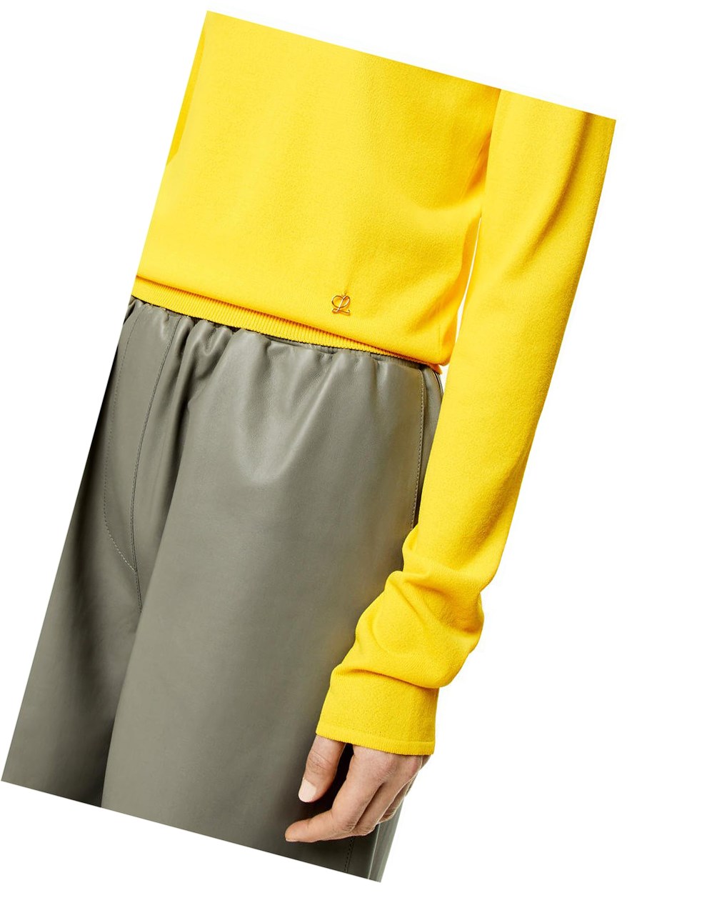 Loewe V-neck sweater in viscose Azules | MOJET-1023