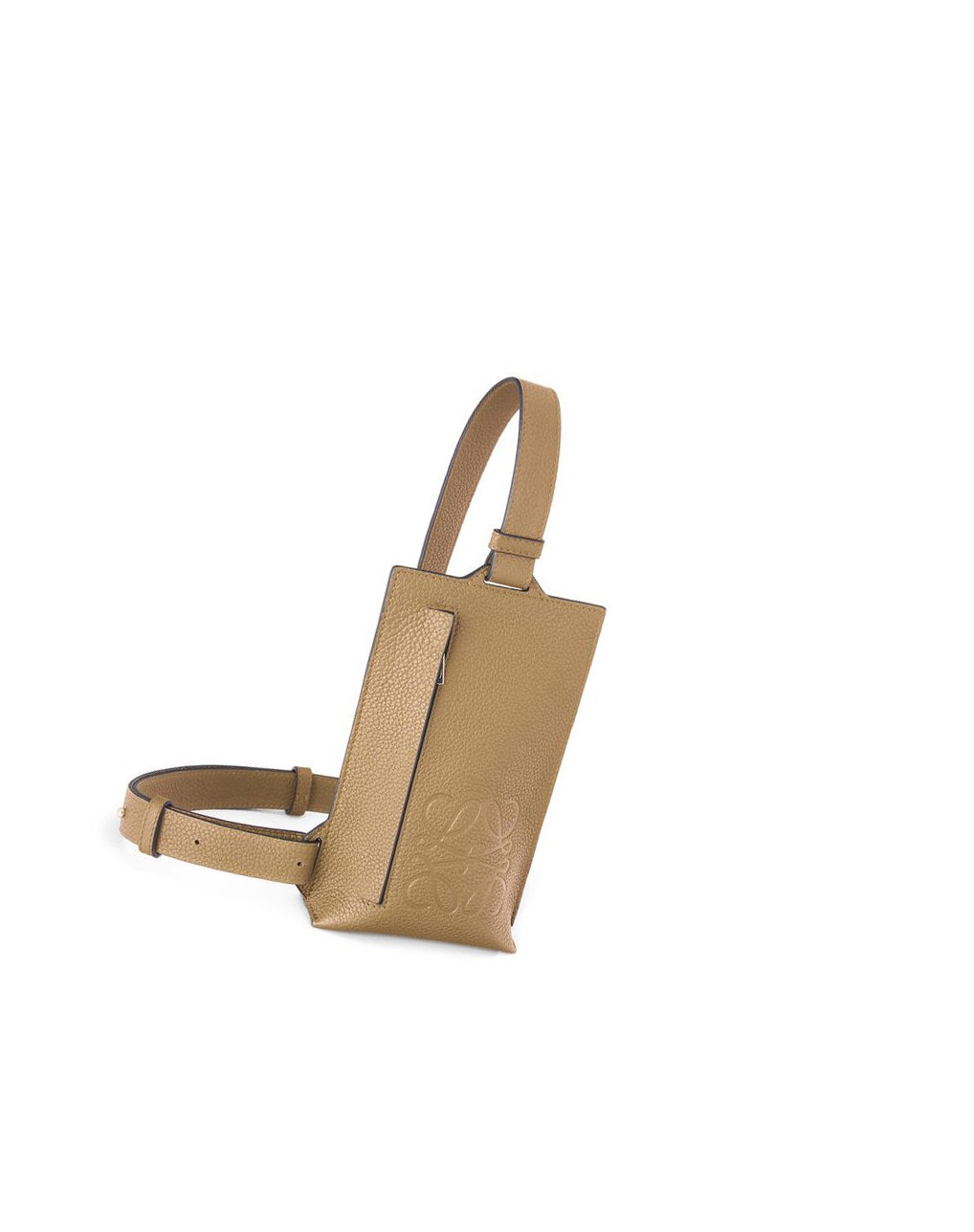 Loewe Vertical T Pocket in grained calfskin Azules | NXLSP-5903