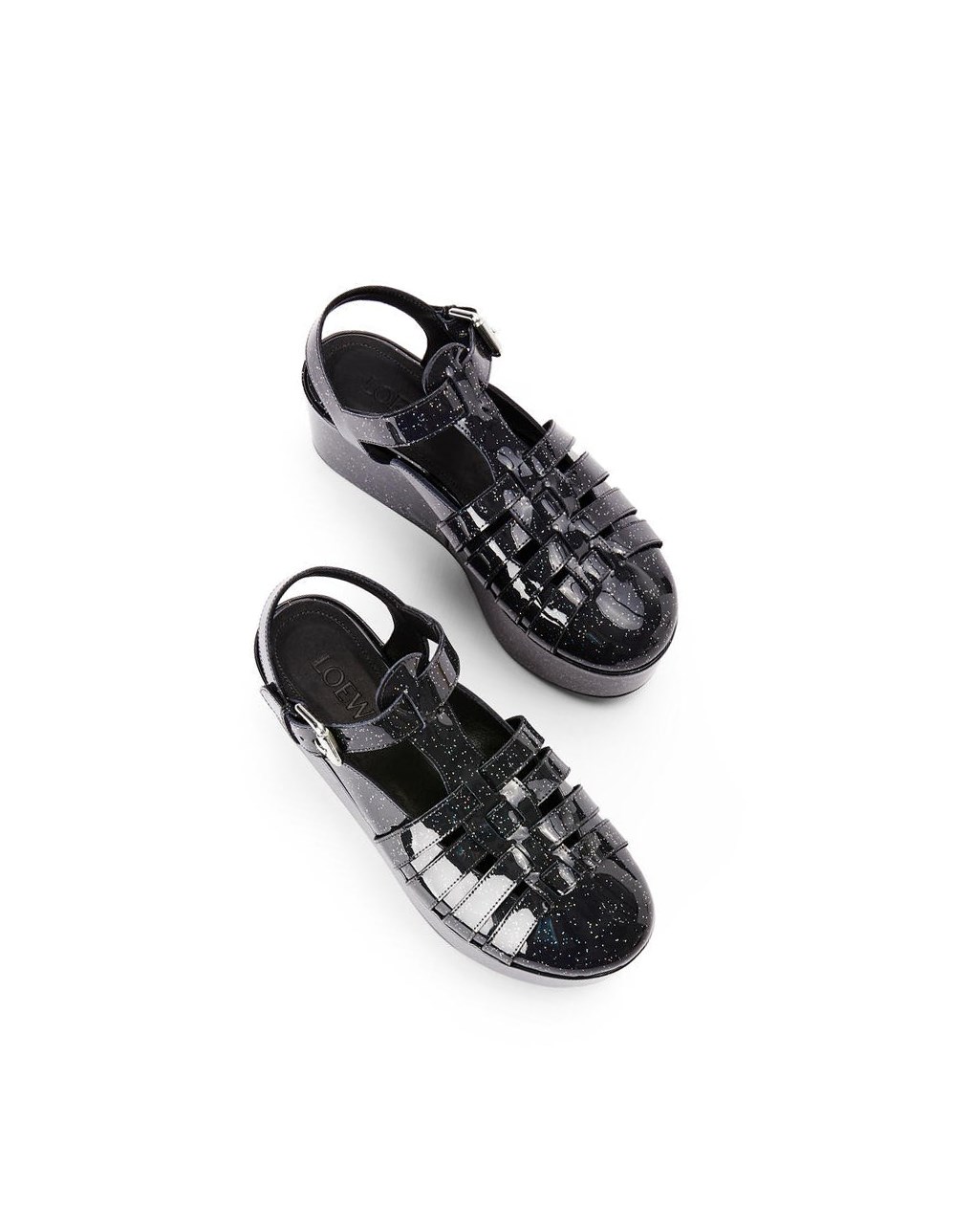 Loewe Wedge sandal in calfskin Negros | TKEBC-6503