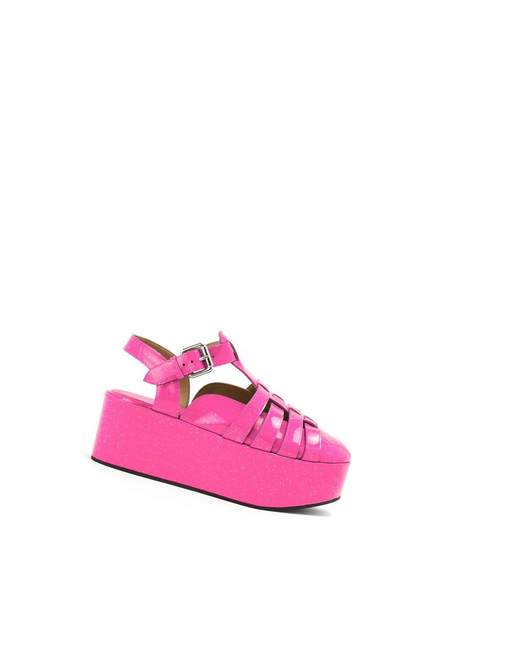 Loewe Wedge sandal in calfskin Rosas | TSZNX-7548