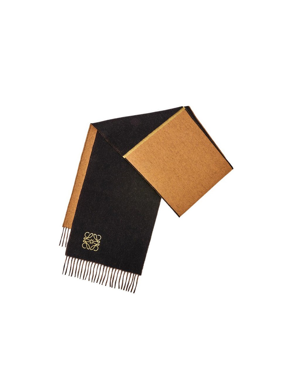 Loewe Window scarf in wool and cashmere Negros | SVKYM-9016