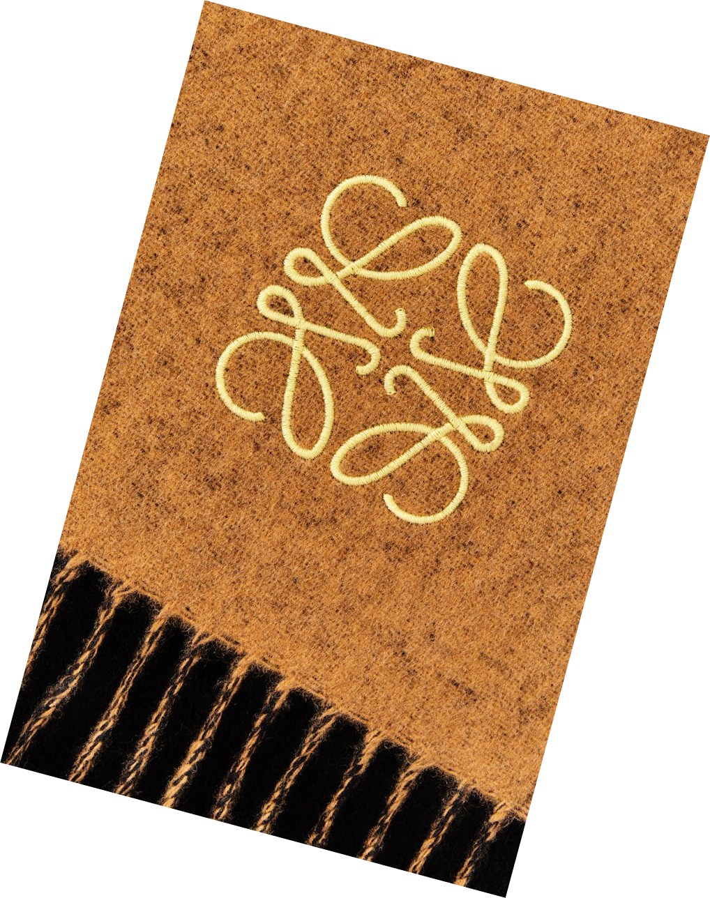 Loewe Window scarf in wool and cashmere Negros | SVKYM-9016