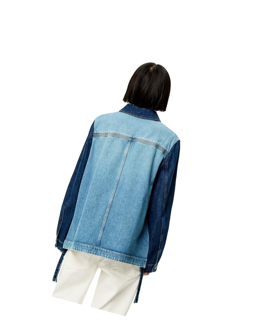Loewe Workwear jacket in denim Azules Azules Azules | FTWSY-5340