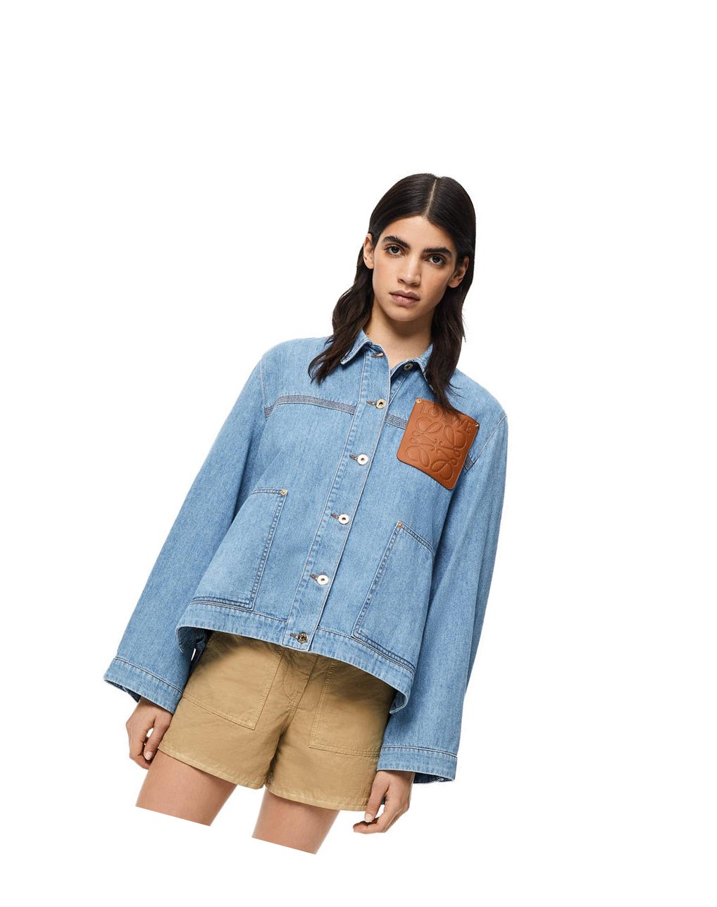 Loewe Workwear jacket in denim Azules Claro | UMOVP-7528