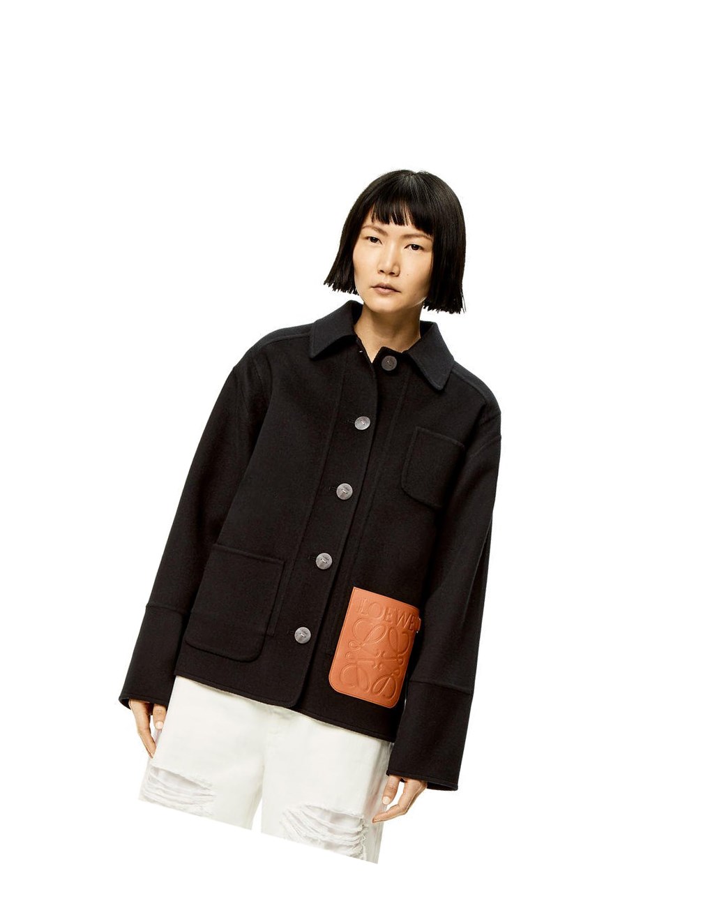 Loewe Workwear jacket in wool and cashmere Negros | ZRIDK-7123