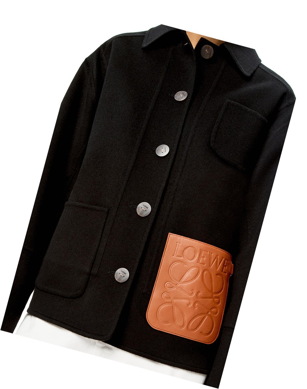 Loewe Workwear jacket in wool and cashmere Negros | ZRIDK-7123