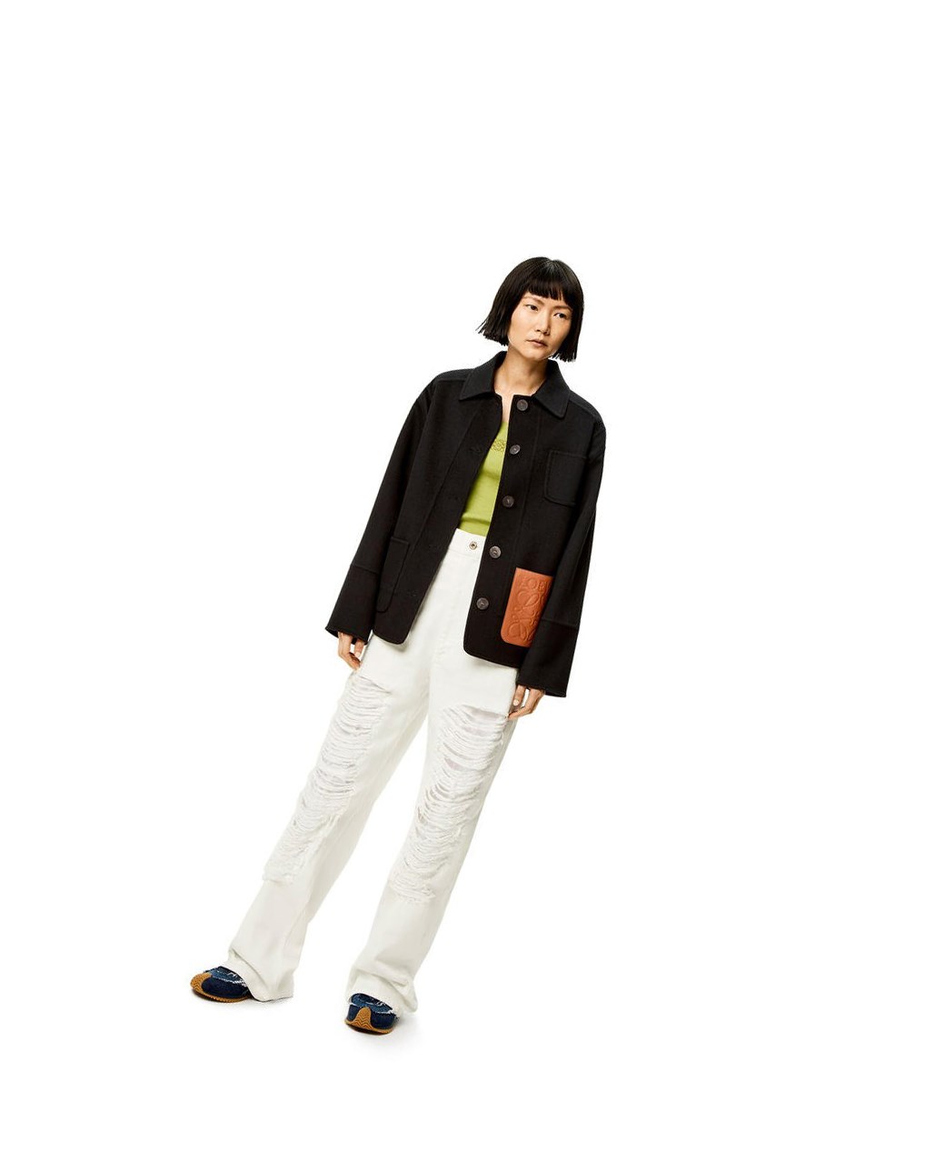 Loewe Workwear jacket in wool and cashmere Negros | ZRIDK-7123