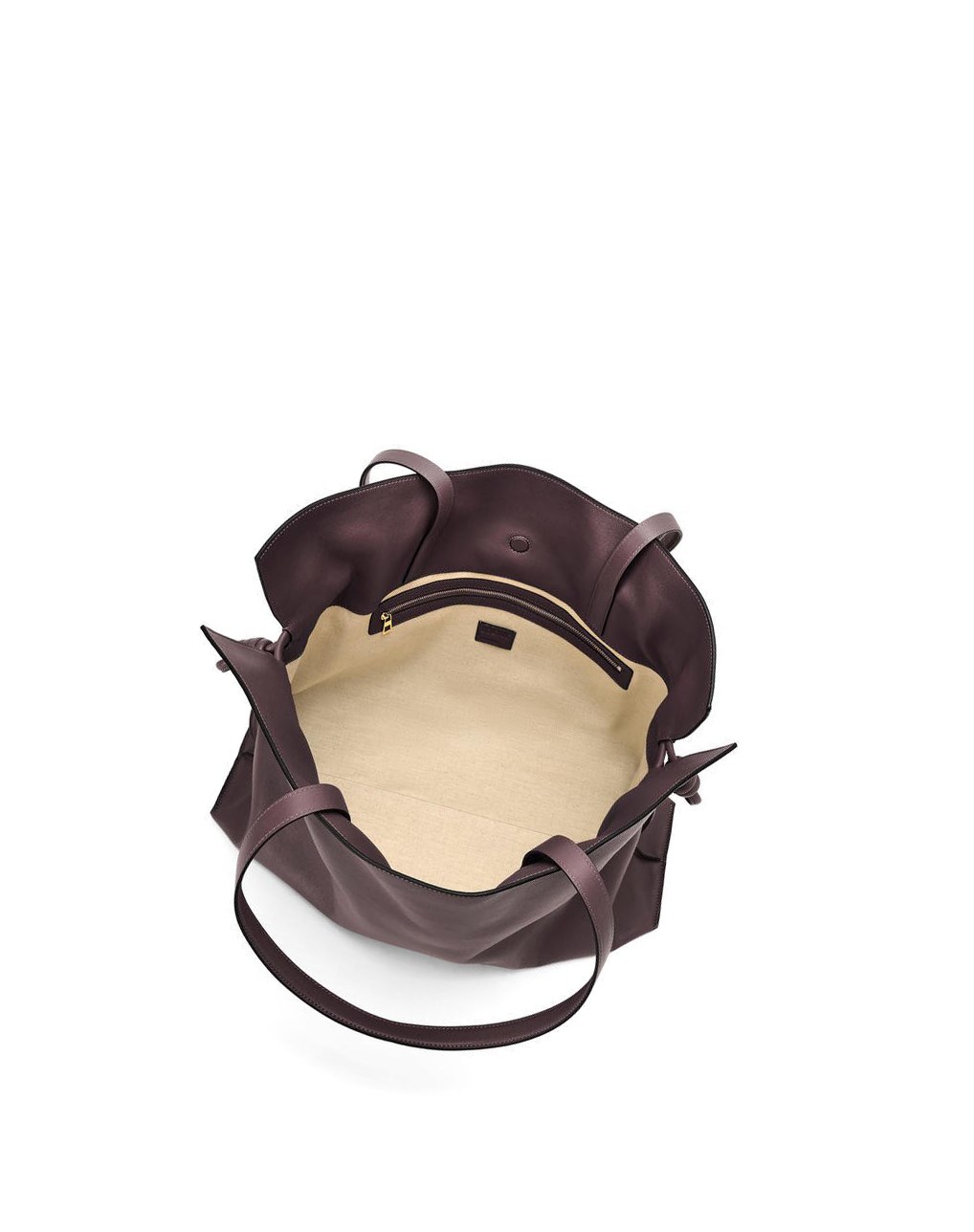 Loewe XL Flamenco bag in nappa calfskin Prune | MAWRS-5214